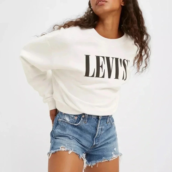 Levi’s Original 501 High Rise Button Fly Denim Jean Shorts Size 30 - Picture 3 of 8